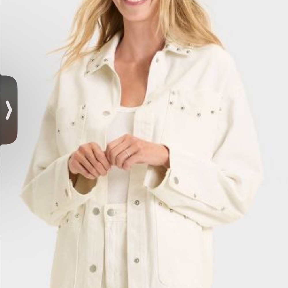 Universal Thread Women's Stud-Accent Utility Jack… - image 4